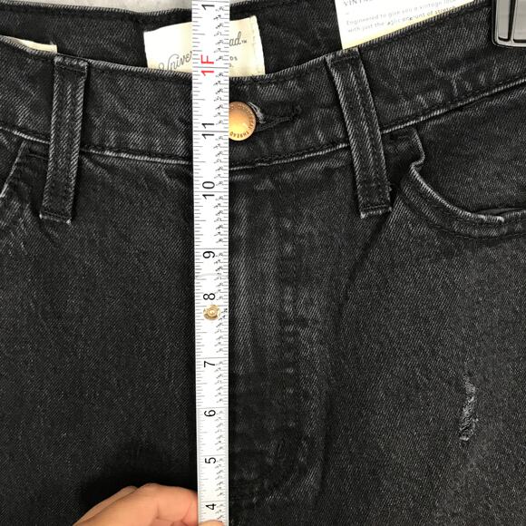 Universal Thread Jeans Womens 6 Black Straight Baggy Loose 90s Grunge Skater Y2K - Picture 6 of 14